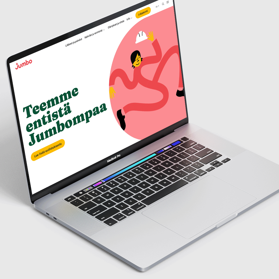 Jumbo ruudulla